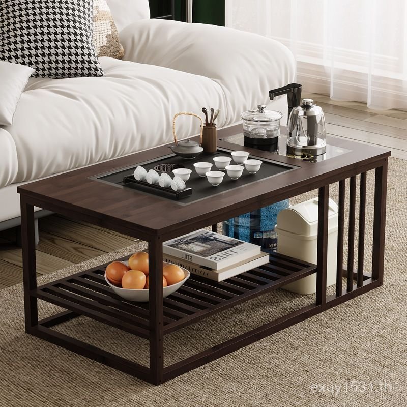 ชาไม้เนื้อแข็งห้องนั่งเล่นชาทําไม้ไผ่กังฟูไม่ใช่สํานักงานชุดอัตโนมัติครัวเรือนโต๊ะกาแฟจีนโต๊ะน้ําชาแ