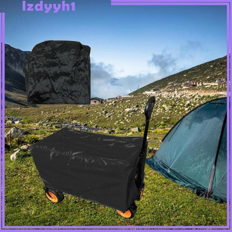 [JoyDIY] Garden Wagon Cover Wagon Cart Cover Waterproof for Folding Trolley Cart Garden Cart Camping