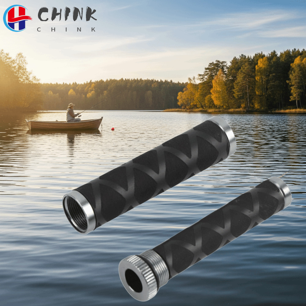 CHINK เครื่องมือดึงและผูกปมสำหรับสายตกปลา ขนาด 112.5 ซม., ผลิตจากอลูมิเนียม, ก้านจับป้องกันลื่น, ทนทาน และเหมาะสำหรับการตกปลาน้ำจืด