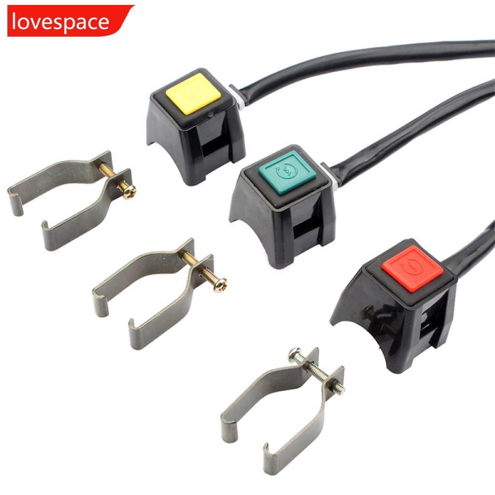 LOVESPACE Motocycle ON OFF Handlebar สวิทช์เครื่องยนต์เริ่มต้นฆ่าสวิทช์สําหรับ KTM Dirt Bike E-bike 