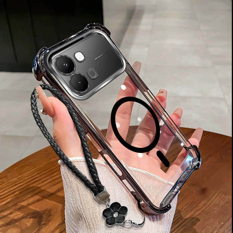 เหมาะสําหรับ infinix NOTE EDGE 5G เคสโทรศัพท์สไตล์ใหม่ขดลวดแม่เหล็กที่แข็งแกร่งเคสโทรศัพท์เชือกเส้นเล็ก SJ10