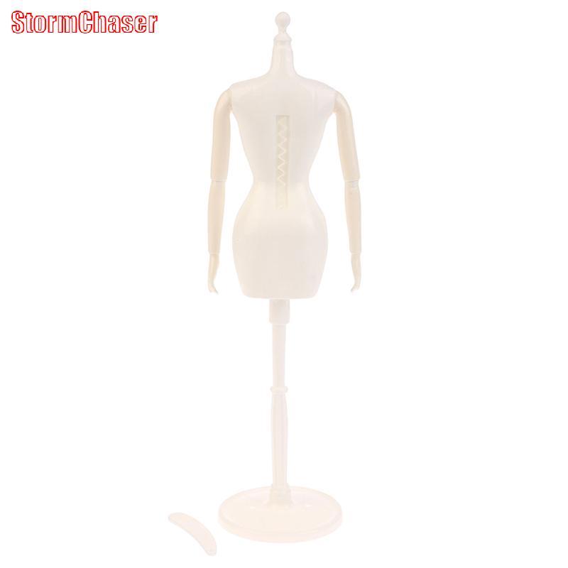 [Storm-t] 1:6 ตุ๊กตา Mannequin Coat Hanger Dollhouse Doll Skirt Support Wedding Manoid Model ของเล่น