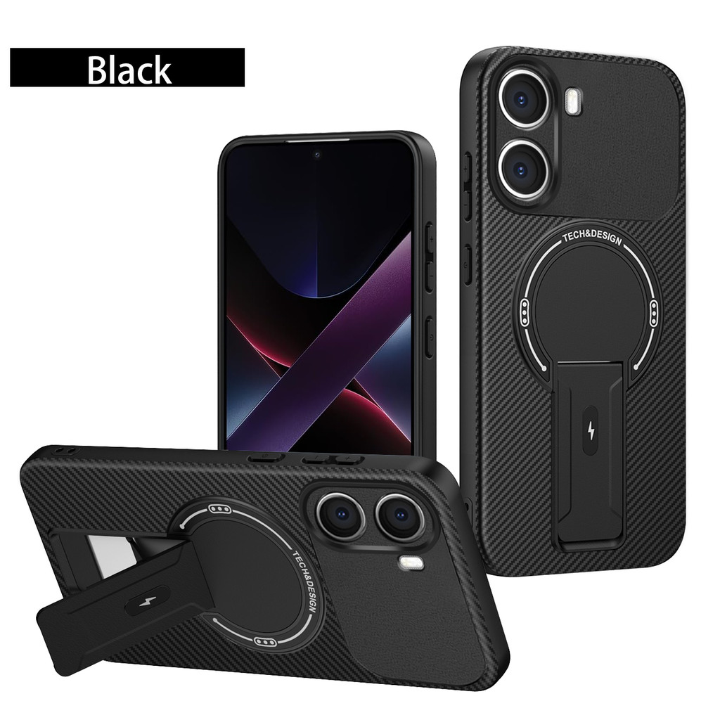 สําหรับ Poco F7 กรณี POCO M7 Plus เคสโทรศัพท์ Poco M7 ฝาครอบ poco M7 4G กรณีคาร์บอนไฟเบอร์ Stent เคส