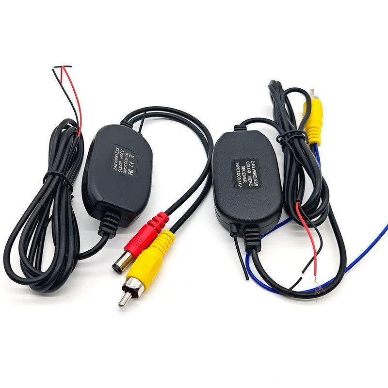 2.4กิกะเฮิร์ตซ์ไร้สายกล้องวิดีโอเครื่องส่งสัญญาณและตัวรับสัญญาณสําหรับรถยนต์ด้านหลังดูกล้องย้อนกลับส