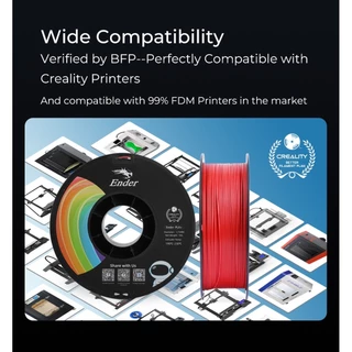 Creality PLA+ 1.75mm 1kg Ender Series Filament เส้นพิมพ์ 3D คุณภาพสูง งานเรียบ แข็งแรง