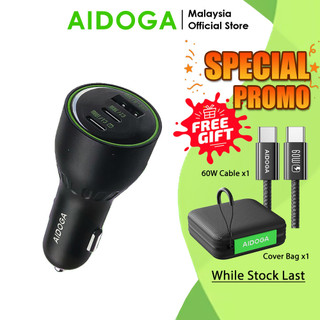 AIDOGA CC-5291 100W Car Charger Smart Charger 100W Fast Charging Car Charger Aidoga Car Charger Aidoga CC-529 CC5291