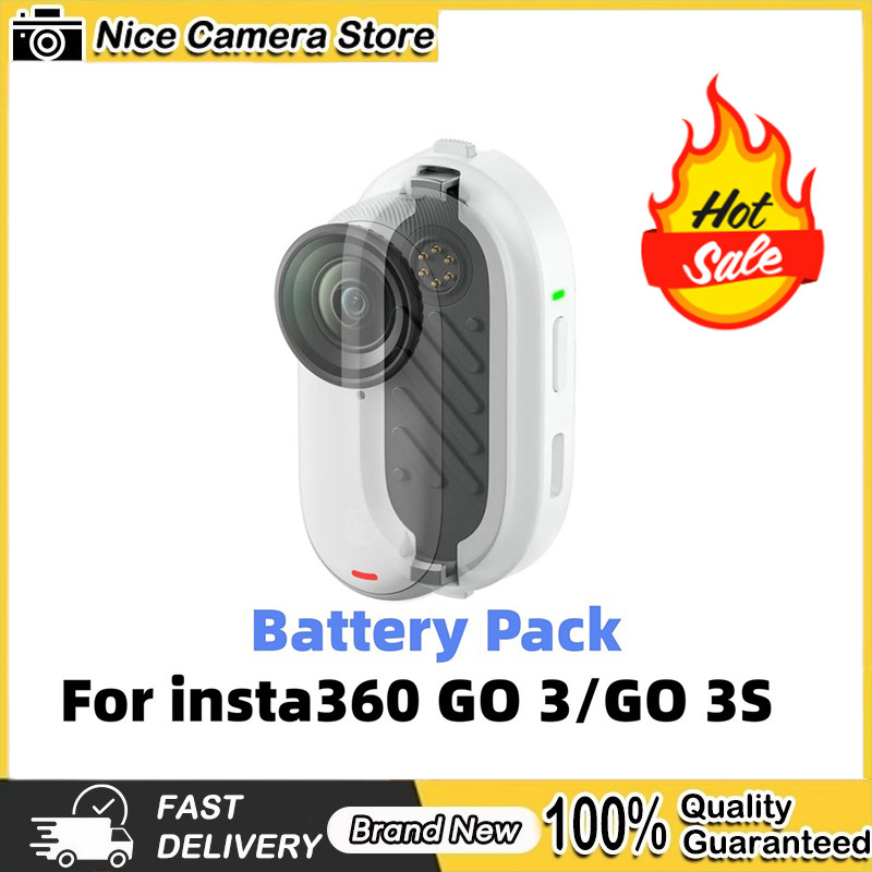 Insta360 GO 3/GO 3S แบตเตอรี่ Pack 33g 393mAh สําหรับ Insta 360 GO 3S GO3 อุปกรณ์เสริมเดิม