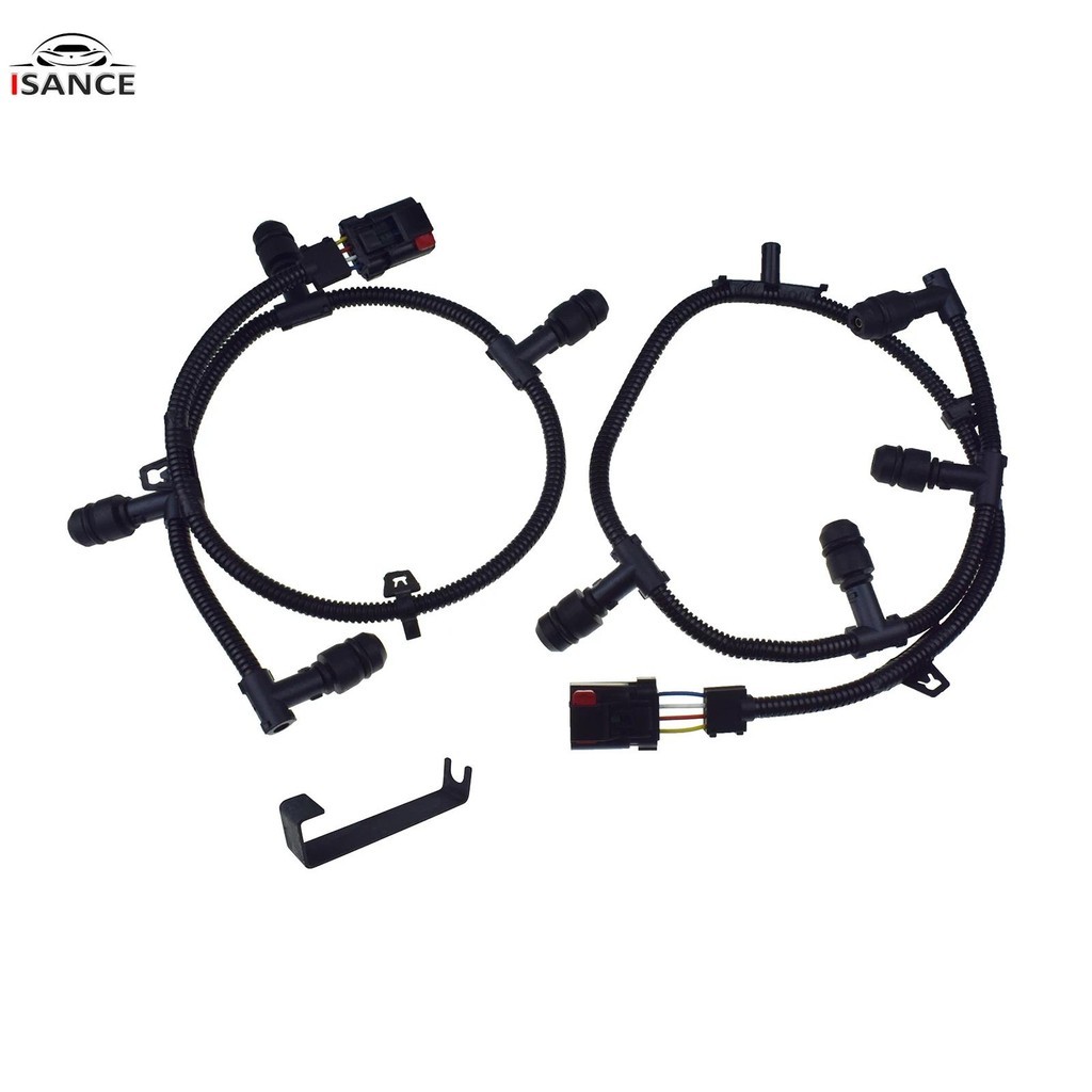 ใหม่ Glow Plug Harness ขวาและซ้ายคู่สําหรับ 6.0L 2004-2010 Ford Diesel 4C2Z12A690AB 5C3Z12A690A