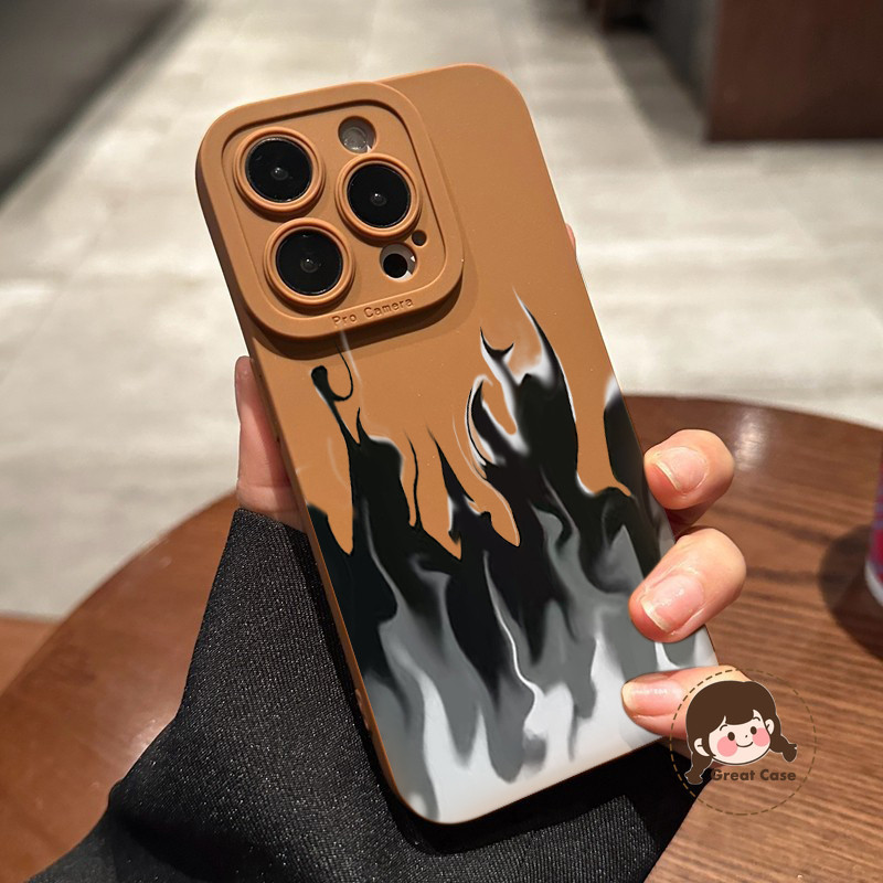 Cool Black Flame เคสโทรศัพท์สําหรับ OPPO Reno 5 Pro Lite 4 Pro Lite 3 Pro 5Z 4Z 4F 2 Z 2Z 2F 5G 4G ส