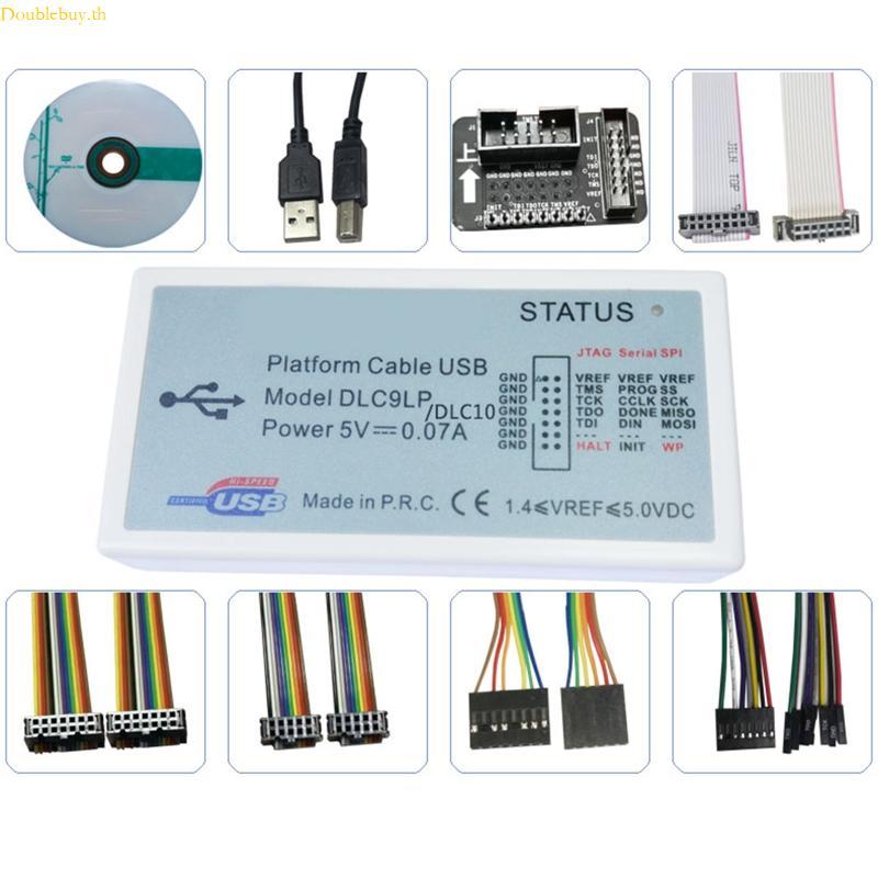 Doublebuy สําหรับอุปกรณ์ USB สายแพลตฟอร์ม Xilinx พร้อมอะแดปเตอร์ Jtag สําหรับโปรแกรมเมอร์ CPLD FPGA