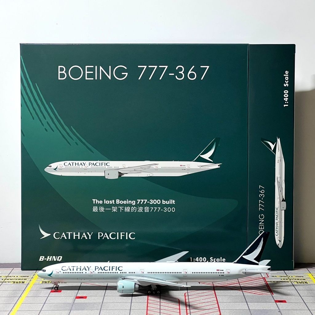 Phoenix 1: 400 Cathay Pacific Cathay Pacific Boeing 777-300 B-HNQ PH04650 เครื่องบินยี่ห้อใหม่จัดส่ง