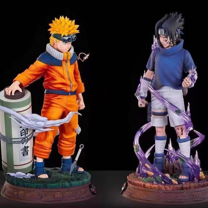 ( 📌 PRE-ORDER)Naruto Figure Anime Ornament Naruto Sasuke1/4Statue Figure Naruto