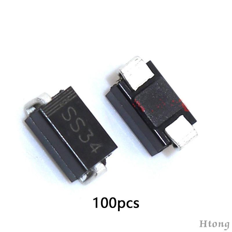 [Htong] 100 ชิ้น 1N5822 SMA SS34 SMD Schottky Diode Assorted Kit งานอดิเรกอิเล็กทรอนิกส์ชุด 3