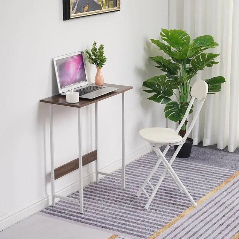 YiFeng Home โต๊ะเรียน โต๊ะทํางาน ขนาดกะทัดรัด (เฉพาะโต๊ะ) 60x28x68cm ประกอบง่าย 2901