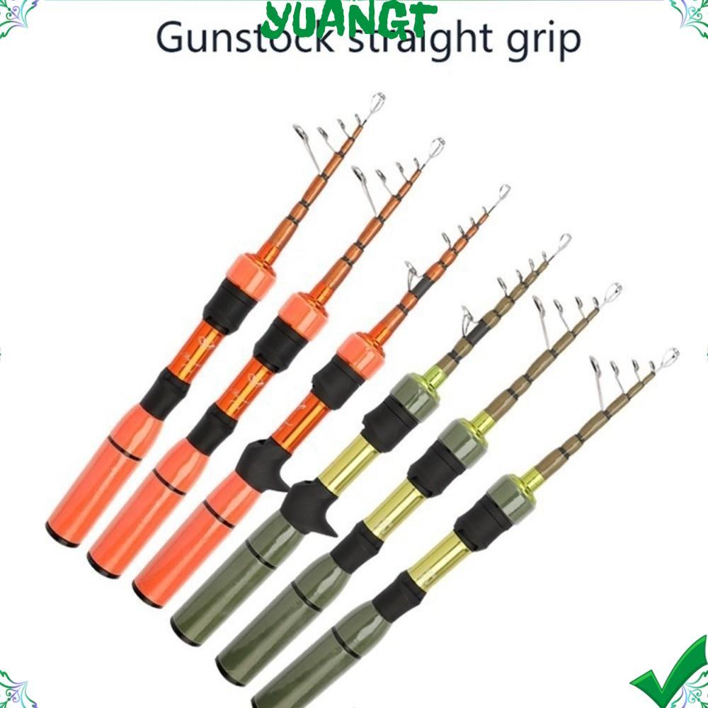 YUANGTH UL Fishing Rod, ความยาว 33 ซม.ขนาดกะทัดรัด Contraction Bass Fishing Rod, Anti-Impact Guide ก