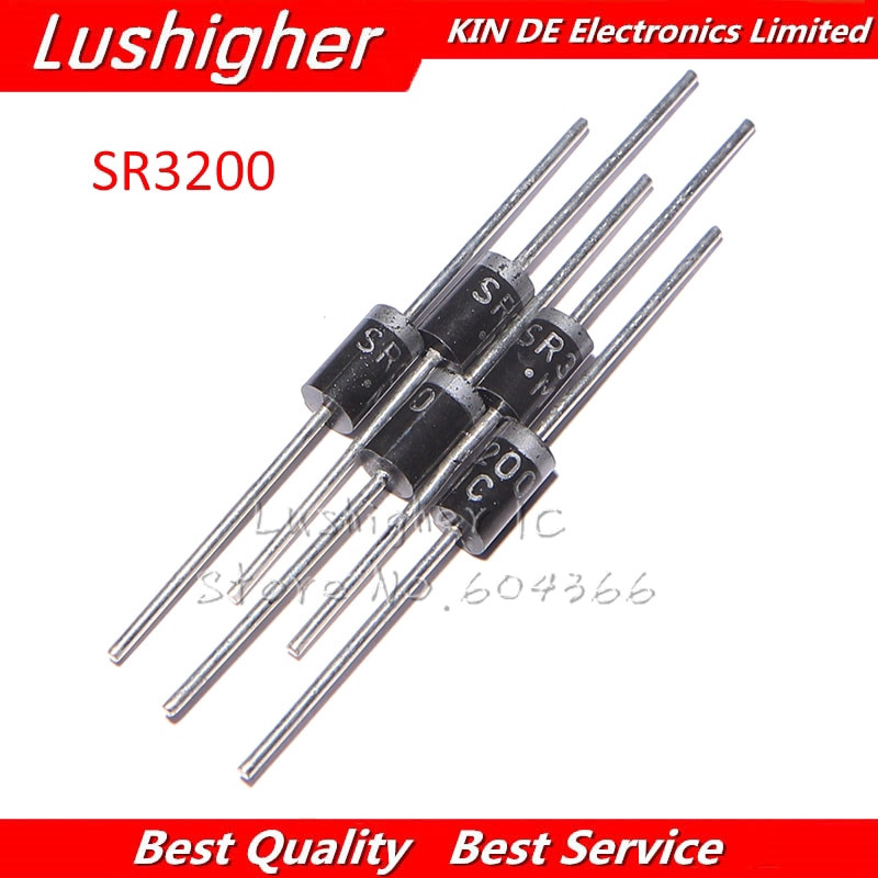 10PCS SR3200 SB3200 3A 200V Schottky Diode จัดส่งฟรี