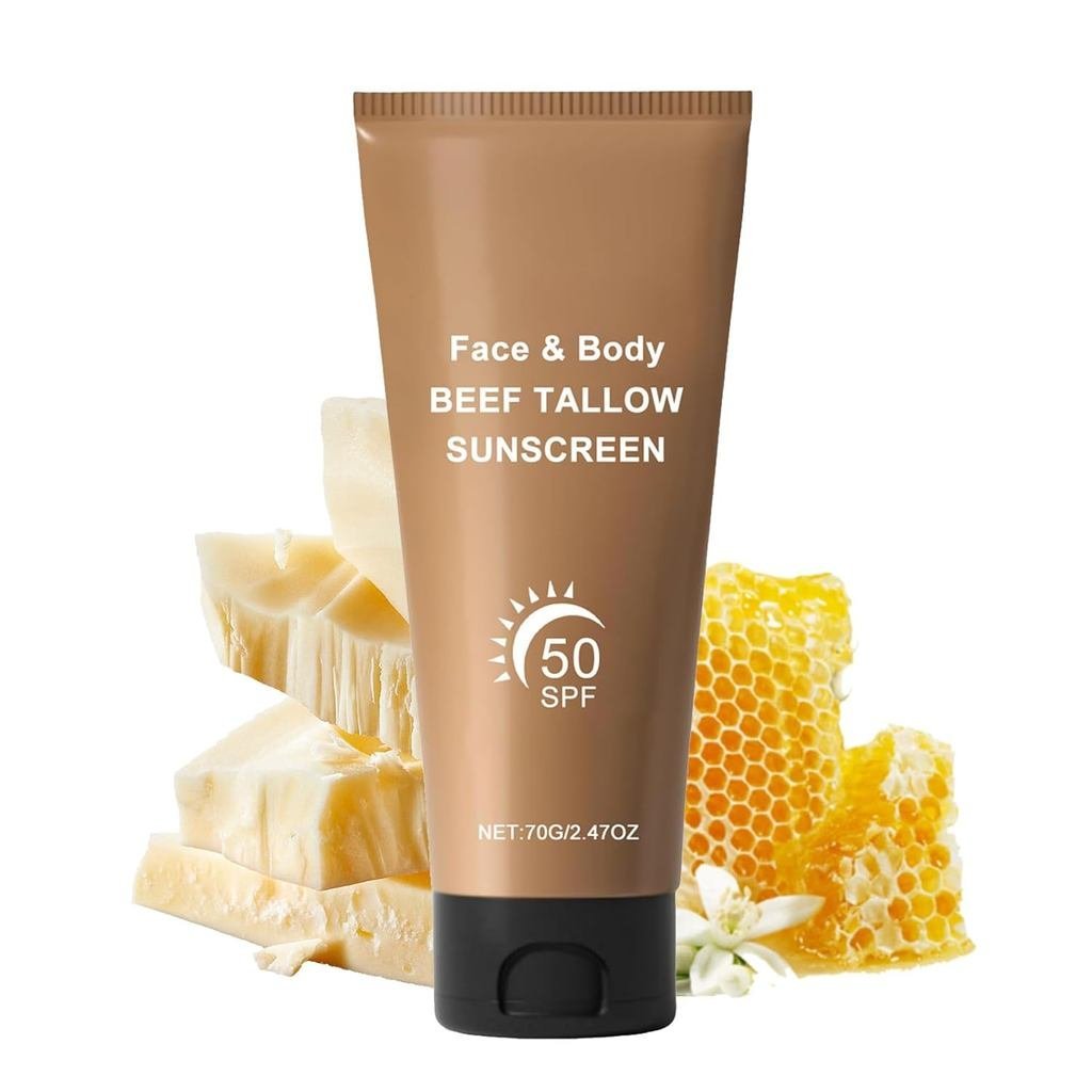 Beef Tallow for Skin, Tallow Sunscreen, Beef Tallow Sunscreen for All Skin Type Deep Hydration