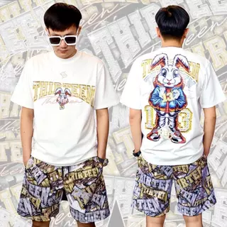 เสื้อยืดแขนสั้นครึ่งแขนสไตล์วัยรุ่นหล่อๆ แนวสตรีทแฟชั่นแบรนด์ใหม่ในช่วงฤดูร้อน (วัสดุผ้าฝ้ายบริสุทธิ์)กางเกงไม่รวมอยู่ใน