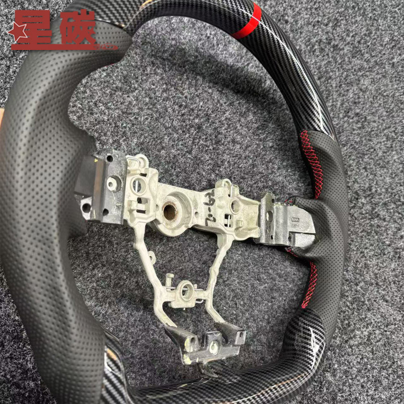 [2025ใหม่] เหมาะสําหรับ Subaru WRX STI ดัดแปลงคาร์บอนไฟเบอร์ Water Transfer สไตล์กีฬาพวงมาลัย Supply