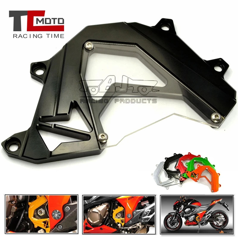 KAWASAKI Z800 Z50 2016รถจักรยานยนต์สเตอร์หน้าโซ่ยามปกเกียร์ป้องกันปกคลุมสําหรับคาวาซากิ Z750 z800 Z 