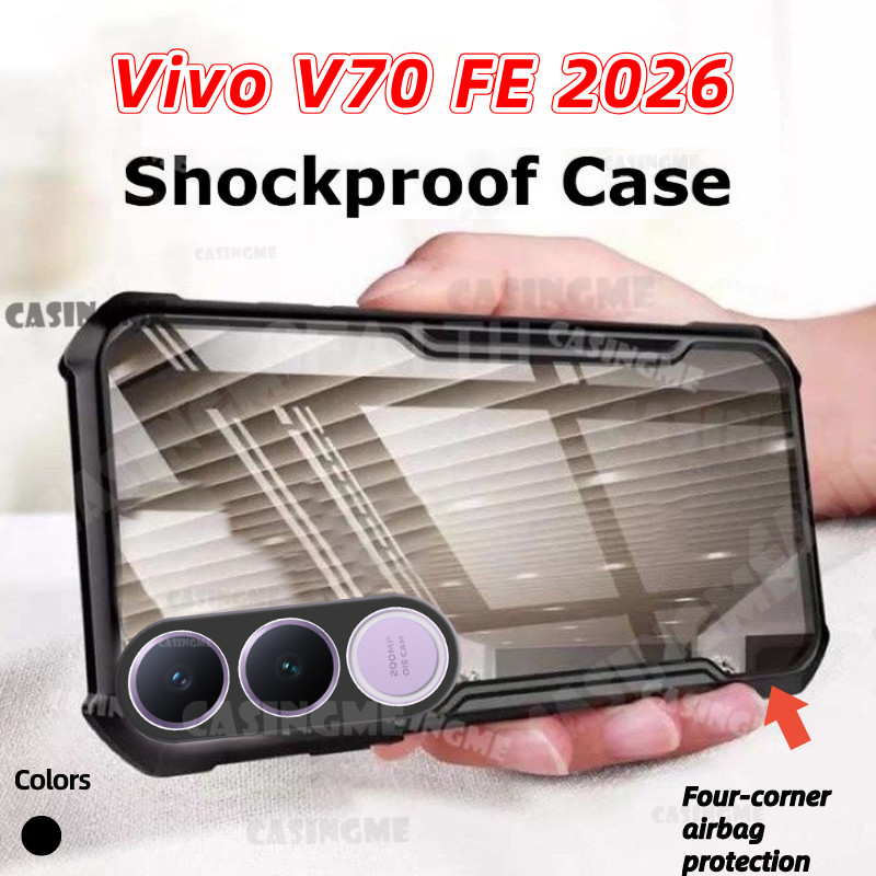 Vivo V70 FE 2026 Transprent AirBag เคสโทรศัพท์สําหรับ Vivo V70 V70FE VivoV70FE V 70 70V FE Lite Elit