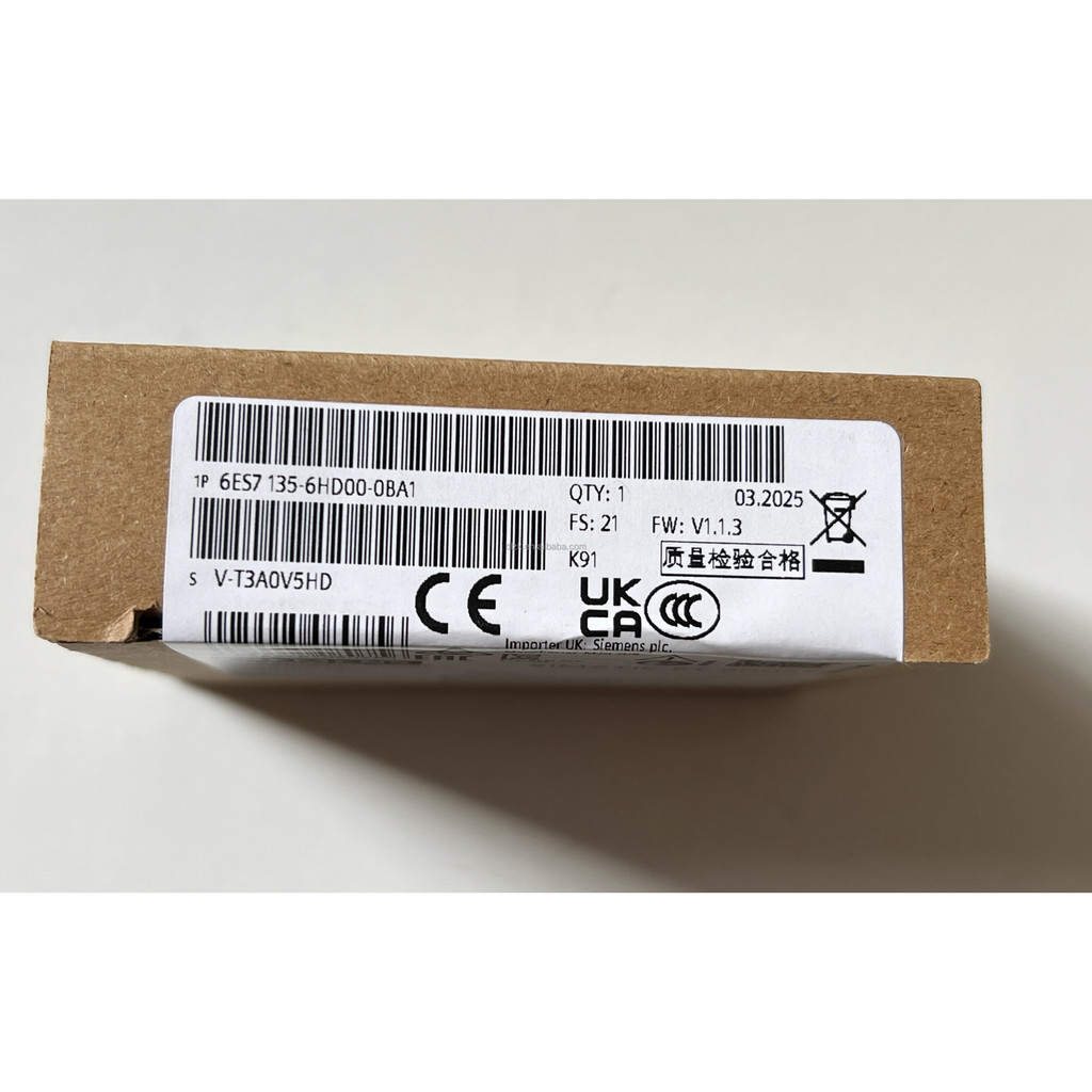 ขายร้อน Siemens 6ES7135-6HD00-0BA1 เอาต์พุตอะนาล็อกโมดูล Simatic ET 200sp สําหรับ PAC และตัวควบคุมเฉ