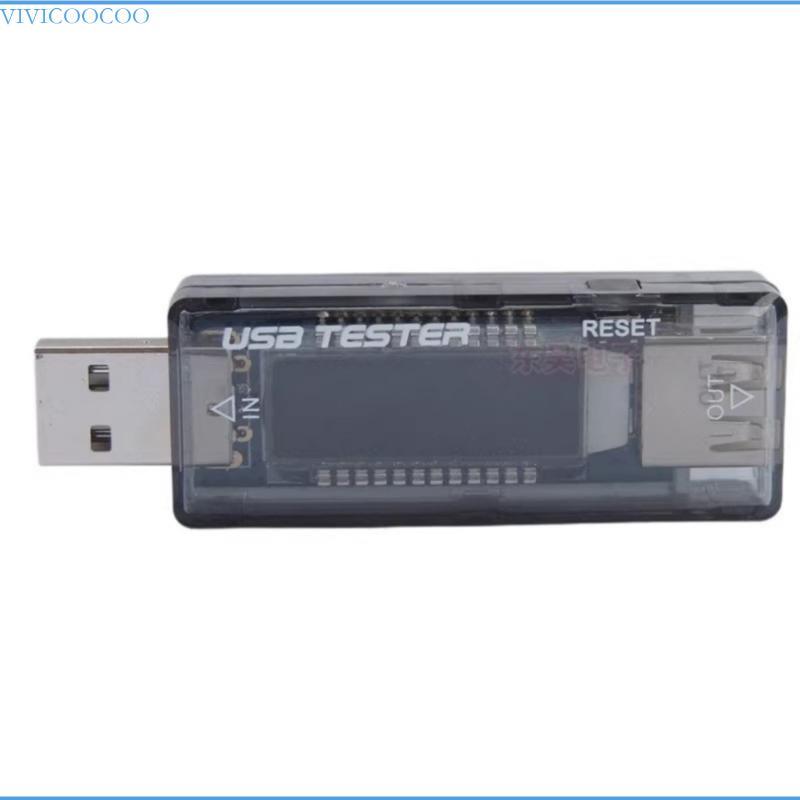 VIVI USB Meter เครื่องทดสอบพลังงาน USB สําหรับการวัดที่แม่นยําของการชาร์จพารามิเตอร์