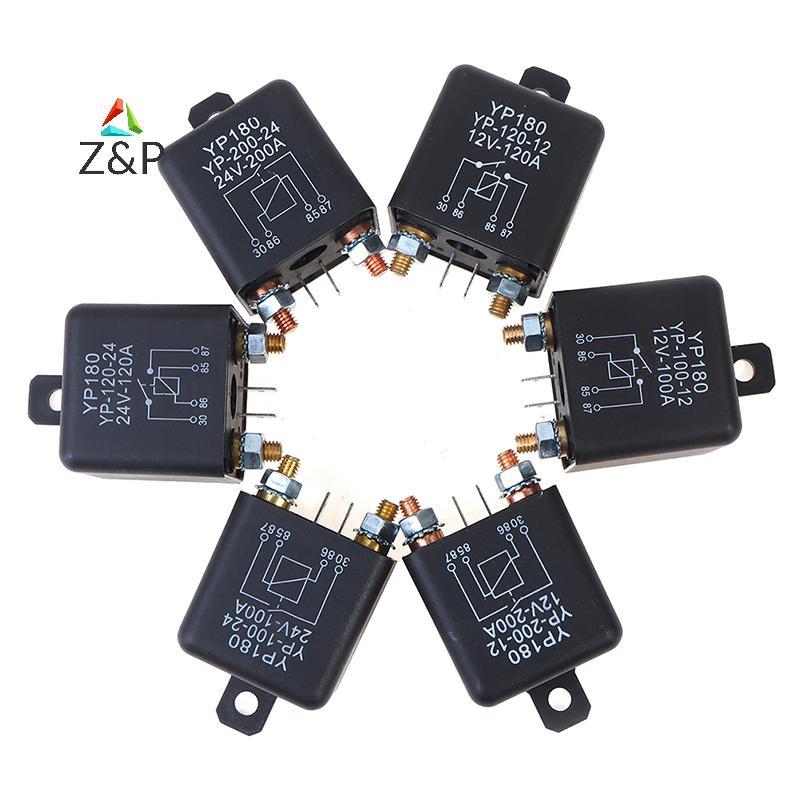 Z&P รีเลย์เริ่มต้น 200A 100A 12V/24V ยานยนต์ Heavy Current รีเลย์สตาร์ท COD