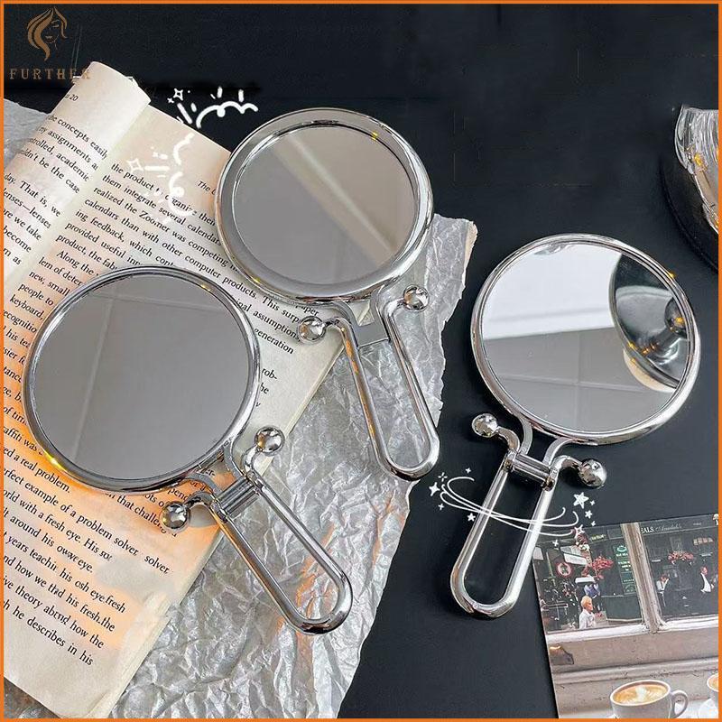 [FT] กระจกพกพาสองด้านขยาย 2x/5x/10x 360° เครื่องมือแต่งหน้าแบบยืนกระจกมือถือหมุนได้ [TH] - รูปที่ 7