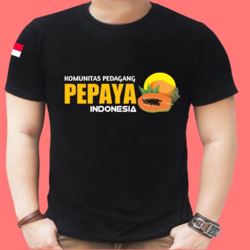 เสื้อยืดกราฟิก Ranberry INDONESIAN PAPAYA FARMERS/SLING COMMUNITY เสื้อยืด