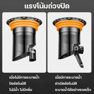 COD แกนท่อระบายน้ำชั้น สแตนเลส ป้องกันกลิ่น ป้องกันแมลง พร้อมวงแหวนลดขนาด หลายขนาด แกนท่อระบายน้ำ
