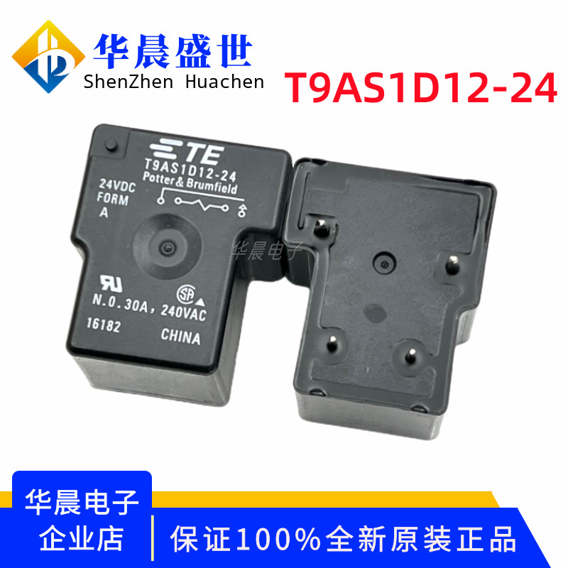 TE รีเลย์ T9AS1D12-12 12VDC T9AS1D12-24 24VDC 30A 4-pin