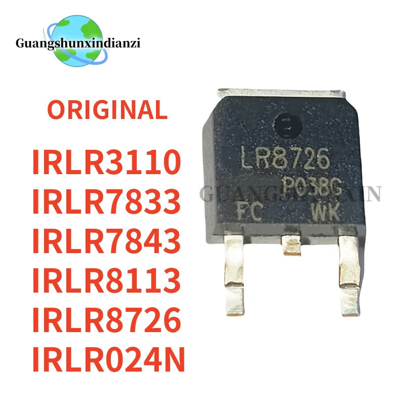 5pcs LR024N LR024 LR3110 LR8726 LR8113 LR7833 LR7843 TO-252 Field Effect ทรานซิสเตอร์