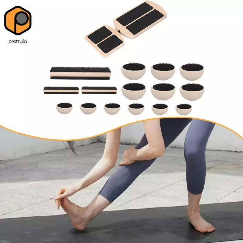Prettyia Balance Board เหมาะสำหรับการฝึกความสมดุลและการนวดข้อเท้า ใช้ในการฟื้นฟูสมรรถภาพและฟิตเนส