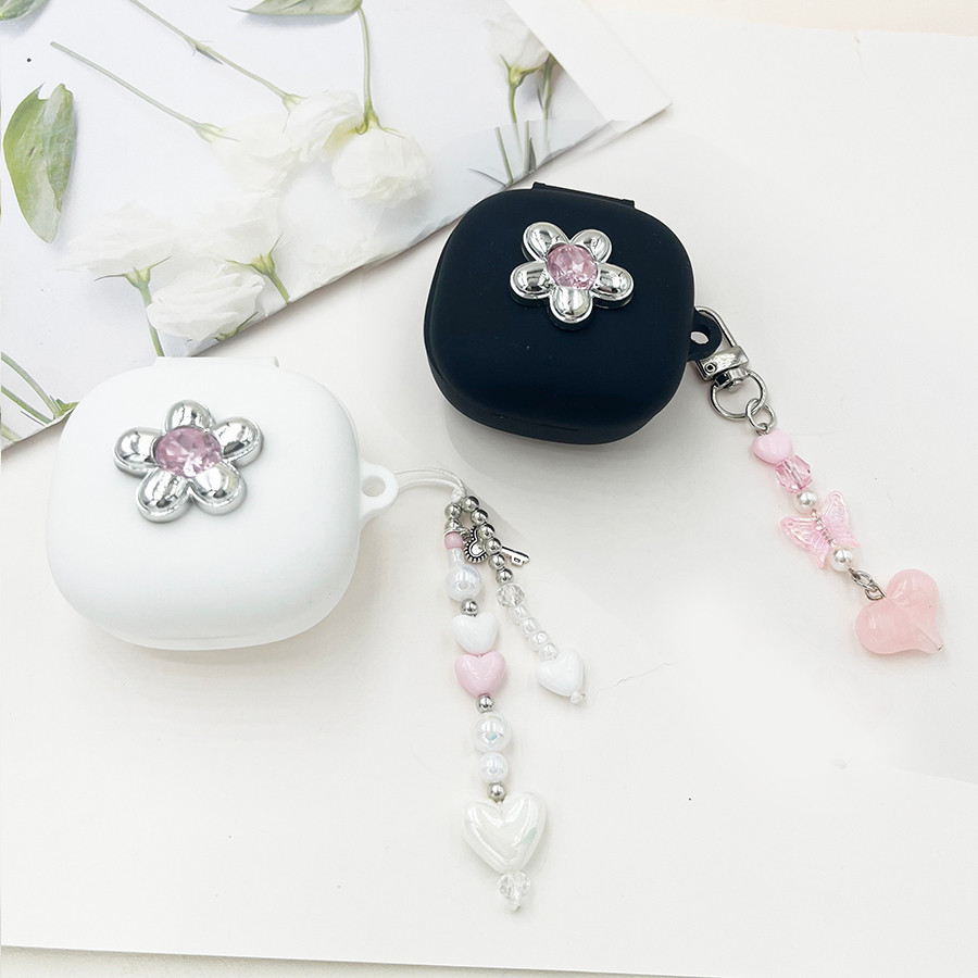 หรูหราหูฟังสําหรับ HONOR Earbuds Open/CHOICE Open/TiinLab /LCHSE2 พร้อม keychian ซิลิโคนกล่องได้ยิน