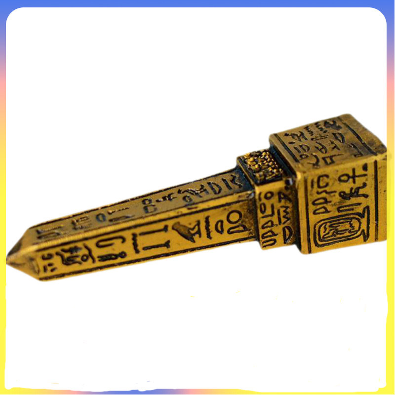 Tall Tower Table Top Decor อียิปต์รูปปั้นเสารุ่นขนาดใหญ่ chuangxzh