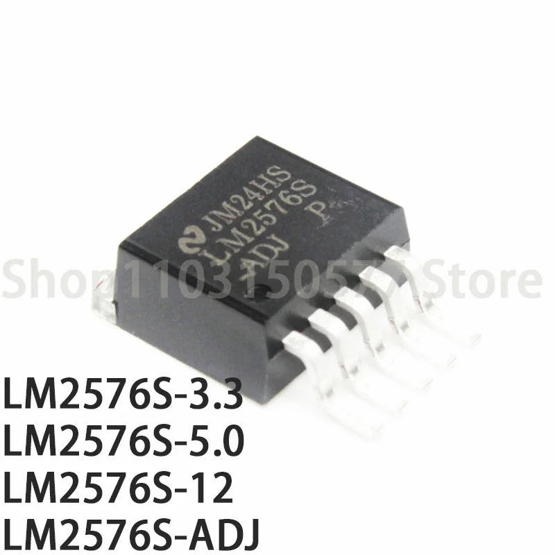5PCS LM2576S-3.3 LM2576S-5.0 LM2576S-12 LM2576S-ADJ TO-263-5 Field Effect ทรานซิสเตอร์