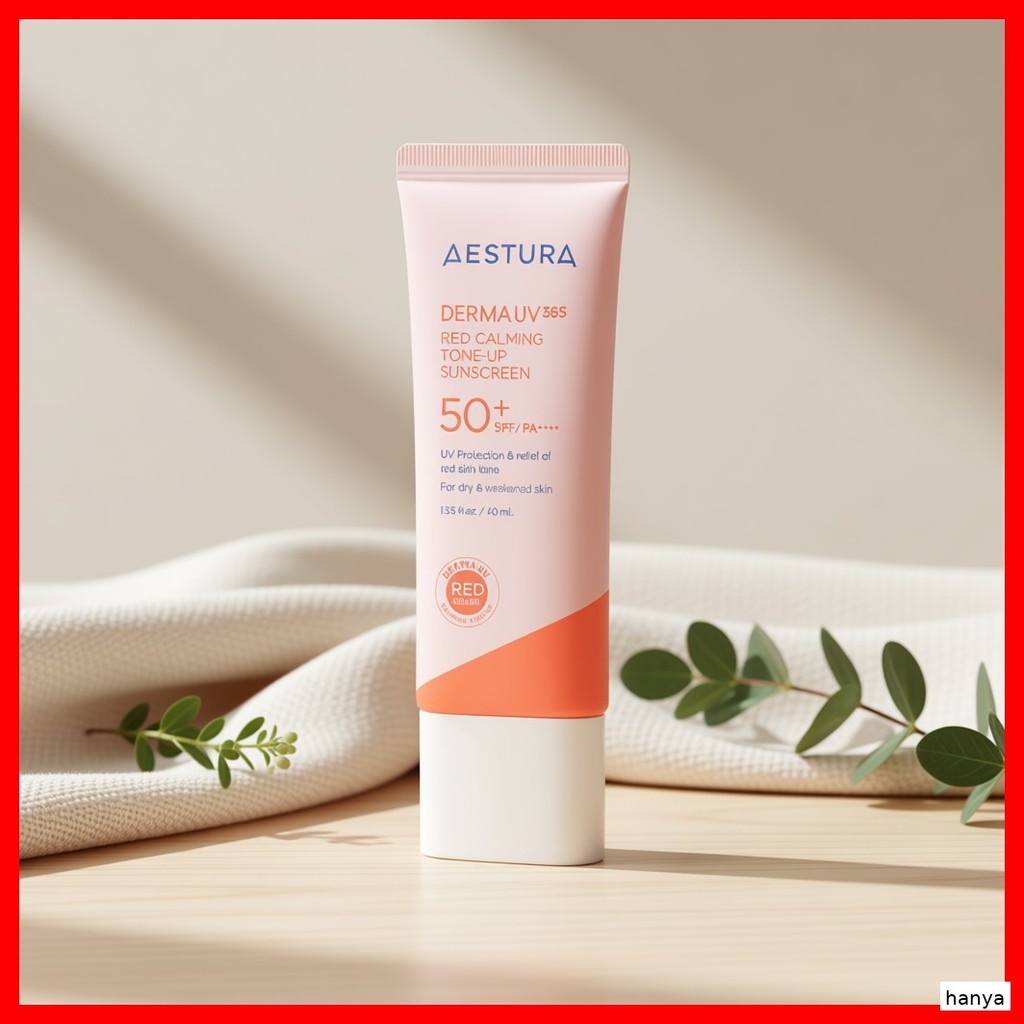 [aestura] Derma UV365 Red Calming Tone-Up Sunscreen 40ml / Calming, Tone-Up by lanya