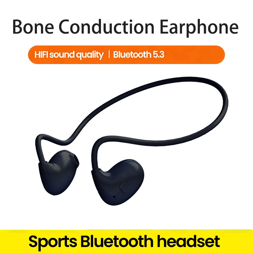 Elough ไร้สาย AIR BONE บลูทูธคอ-Mounte หูฟัง Ear-Hook ชุดหูฟัง Bone Conduction หูฟังแฮนด์ฟรีพร้อมไมโ