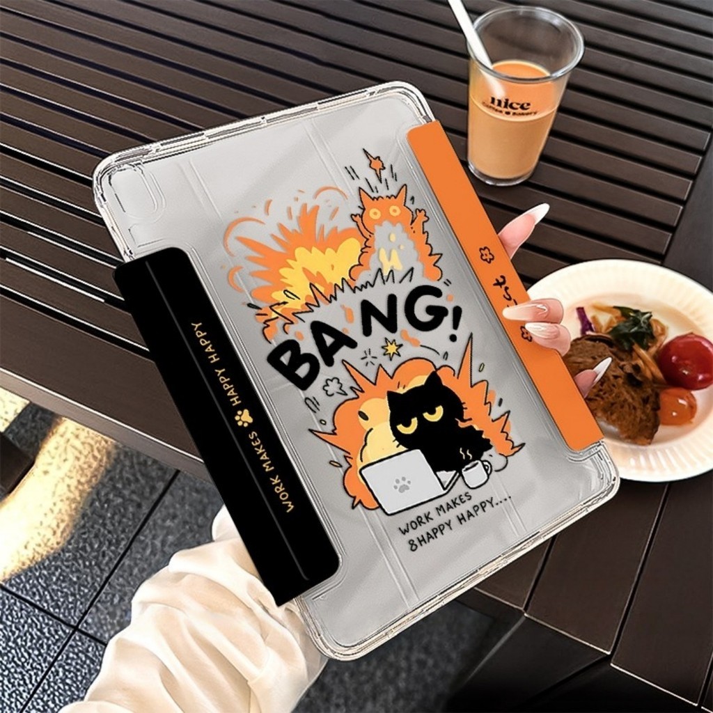 เคสแกน Y เคสไอแพด ลายการ์ตูนน่ารัก สำหรับ Air6 Air7 Pro11 Mini6/7 Gen7/8/9 Air4/5 Gen10 Gen11 A16 - รูปที่ 7