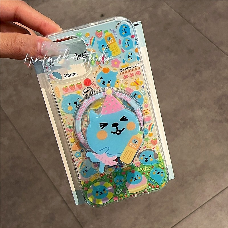 เคส oppo a18 เคสoppoa18 Fun Cool Magnetic Bracket K9 เหมาะสําหรับ oppo reno15/12/13/879564SE เคสโทรศ