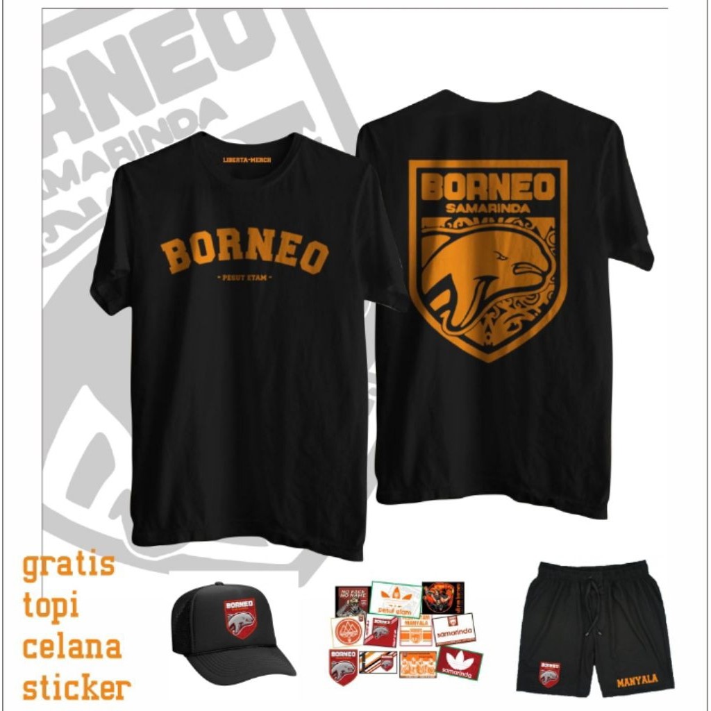 เสื้อยืด Borneo FC มีโลโก้ Pesut Etam