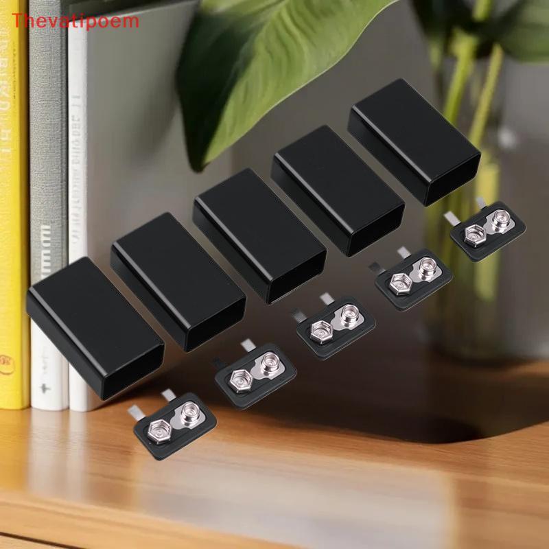 [Thevatipoem] 1/5/8Pcs 9V Type-C Battery Case 6F22 Storage Box Square Battery Holder Portable Batter