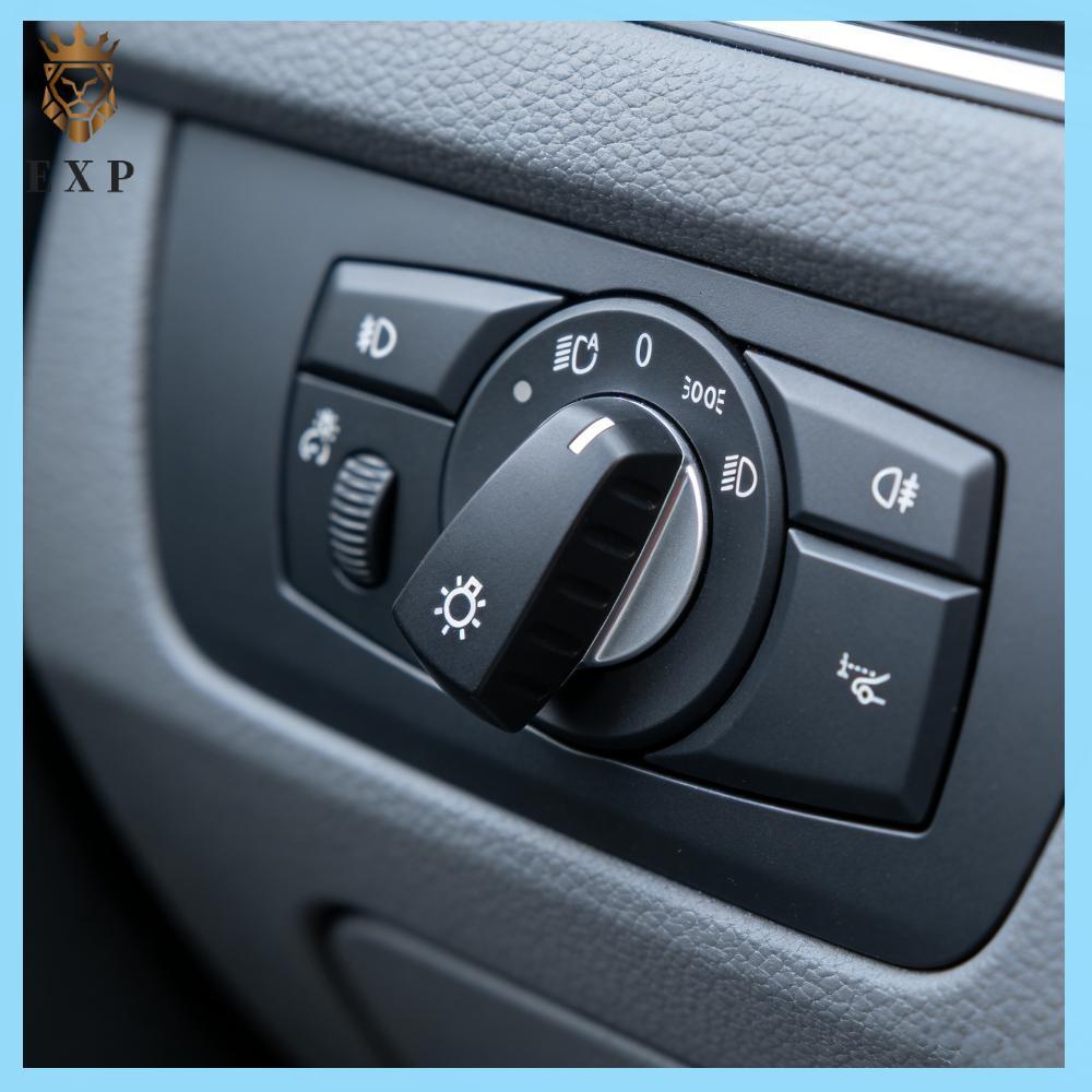 [explosion1.th] สวิตช์ไฟหน้า ฝาครอบปุ่มหมุน 61319134726 สวิตช์ไฟหน้ารถยนต์ปุ่มหมุนสําหรับ BMW X5 X6 