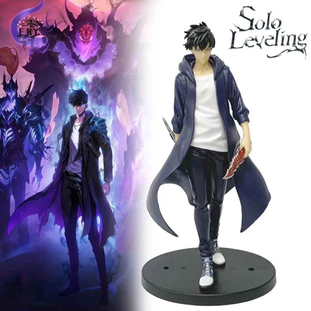 Solo Leveling Sung Jinwoo Action Figure - โมเดลอะนิเมะ 21 ซม. เดสก์ท็อป เครื่องประดับ แฟน ของขวัญ