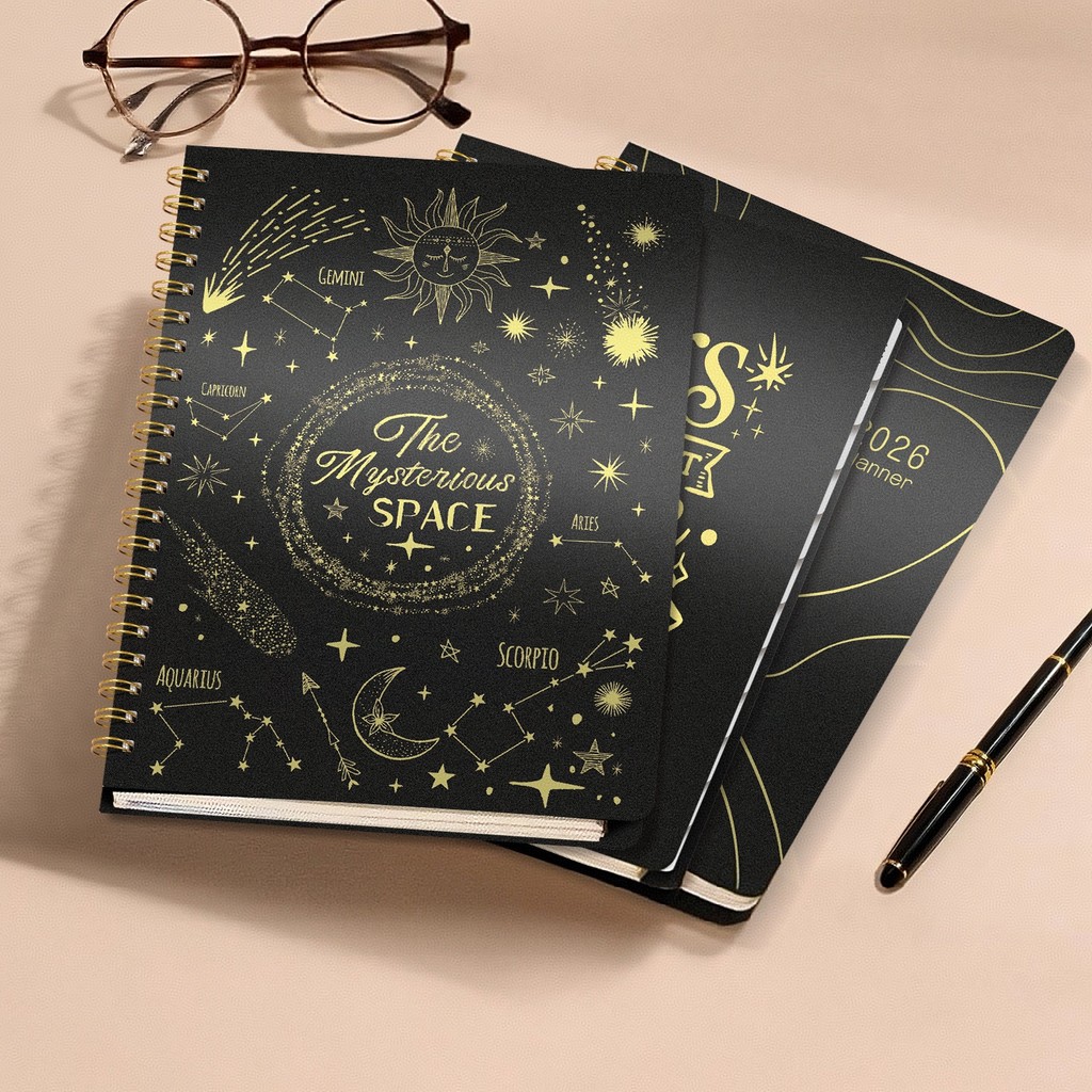 planner แพลนเนอร์ 2026 Cross-Border 2026 Planner Coil A4 Notebook pp Schedule Planing Time Managemen