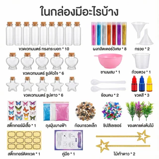 ชุดการทดลองวิทยาศาสตร์ DIY สำหรับเด็ก 6-14 ปี - น้ำยาวิเศษปลอดภัย Non-Toxic กิจกรรมครอบครัว ของขวัญเสริมการเรียนรู้