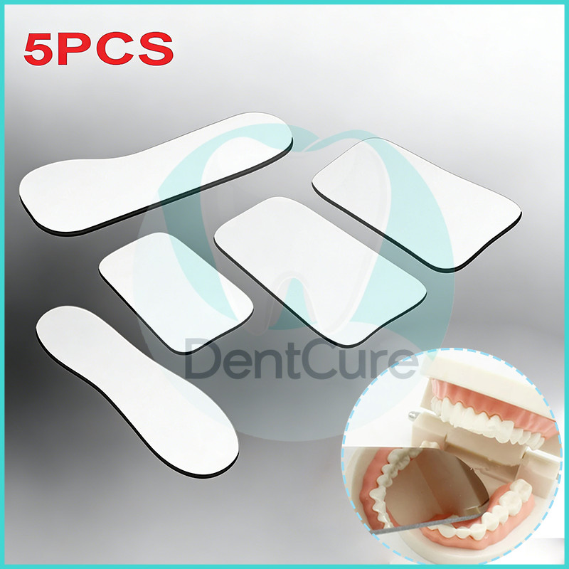 5Pcs/Set Dental Mirror Photography Double-Sided Mirrors Dentistry Reflector Intra Oral Dental Clinic