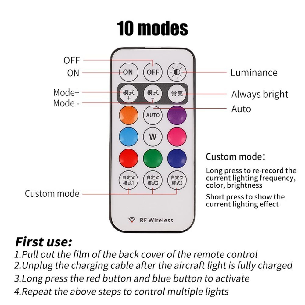 ไฟสัญญาณเตือน LED RGB ไร้สาย ชาร์จ USB ป้องกันการชน เพื่อความปลอดภัย สําหรับรถจักรยานยนต์ 4 ชิ้น 2 ชิ้น 1 ชิ้น 6 ชิ้น - รูปที่ 3