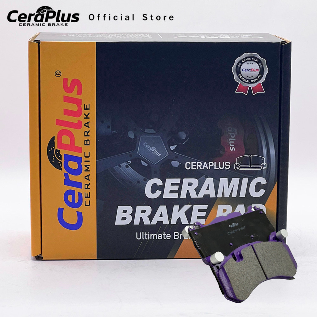 ผ้าเบรค CeraPlus Mercedes-Benz AMG 6 pot C63 CLS63 ผ้าเบรคเซรามิค